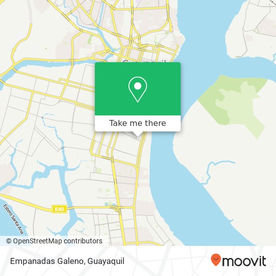 Empanadas Galeno, Coronel Guayaquil, Guayaquil map