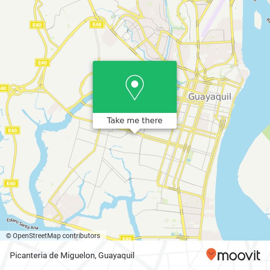 Picanteria de Miguelon, Venezuela Guayaquil, Guayaquil map