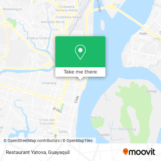 Restaurant Yatova map