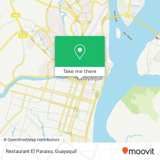 Mapa de Restaurant El Paraiso, José Mascote Guayaquil, Guayaquil