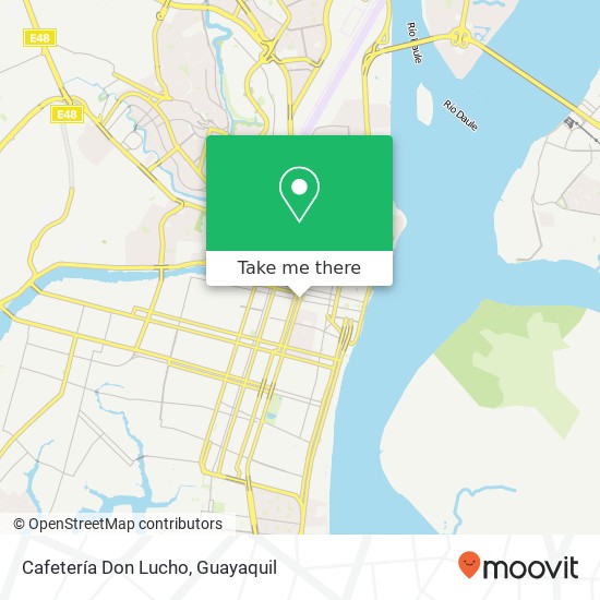 Cafetería Don Lucho, 10 de Agosto Guayaquil, Guayaquil map