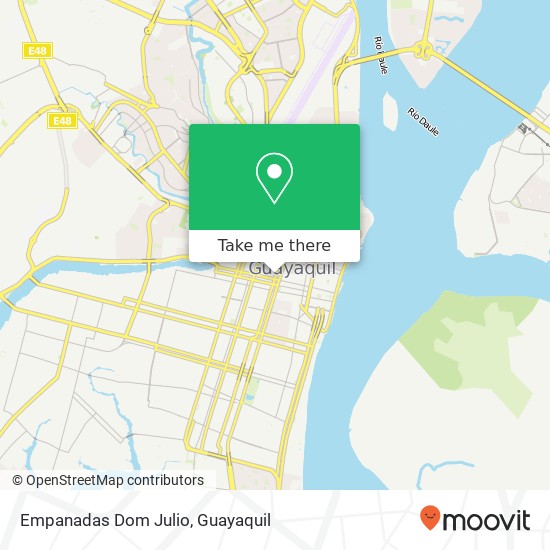 Empanadas Dom Julio, Luque Guayaquil, Guayaquil map