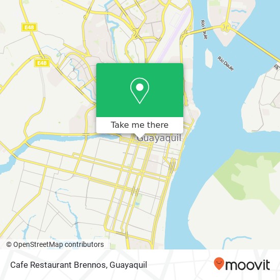 Cafe Restaurant Brennos, Esmeraldas Guayaquil, Guayaquil map