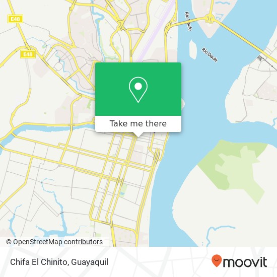 Mapa de Chifa El Chinito, Pedro Moncayo Guayaquil, Guayaquil