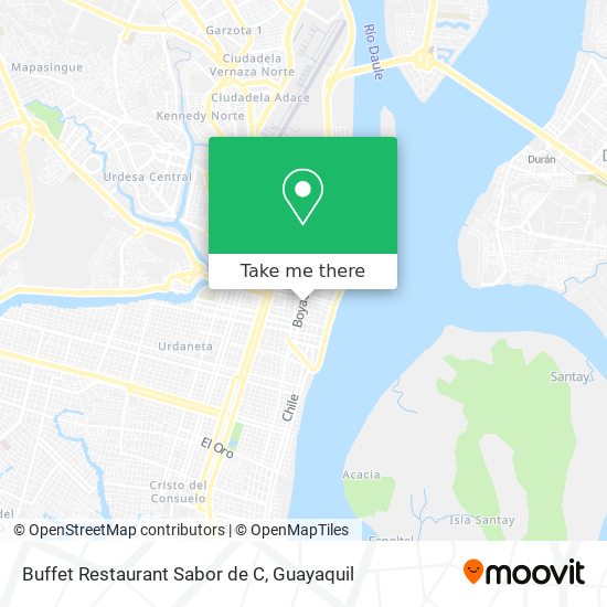 Buffet Restaurant Sabor de C map