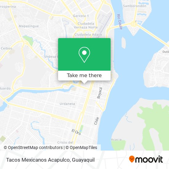 Mapa de Tacos Mexicanos Acapulco