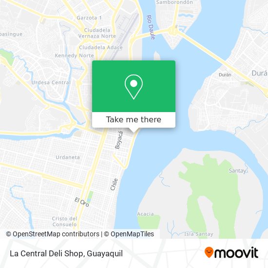 Mapa de La Central Deli Shop