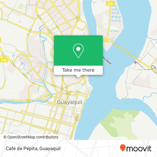 Mapa de Café de Pepita, Guayaquil, Guayaquil