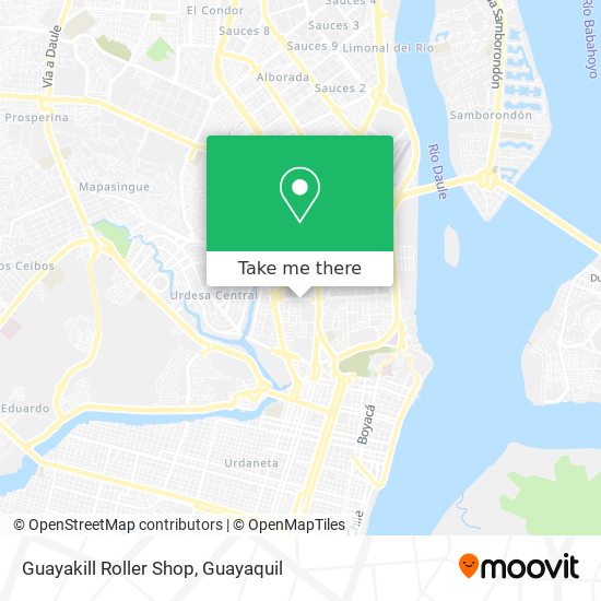 Guayakill Roller Shop map