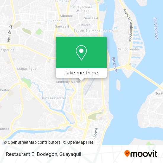 Mapa de Restaurant El Bodegon