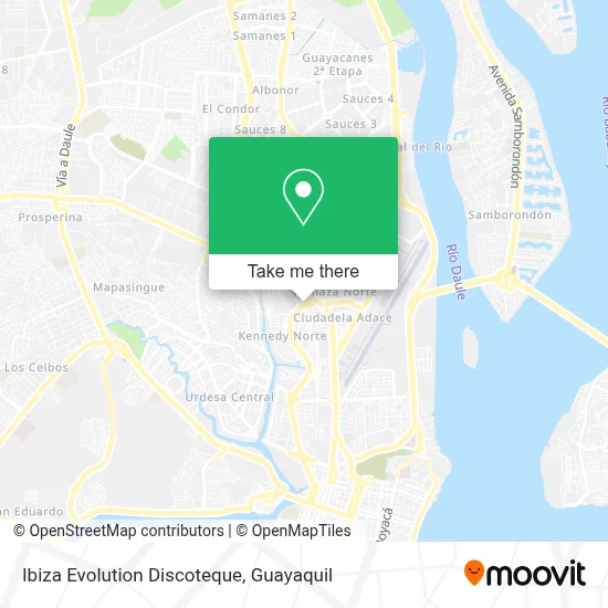 Ibiza Evolution Discoteque map