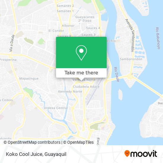 Koko Cool Juice map