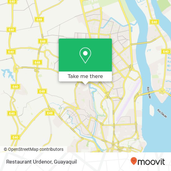 Mapa de Restaurant Urdenor, 16A NW Guayaquil, Guayaquil