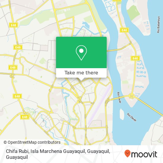 Chifa Rubi, Isla Marchena Guayaquil, Guayaquil map