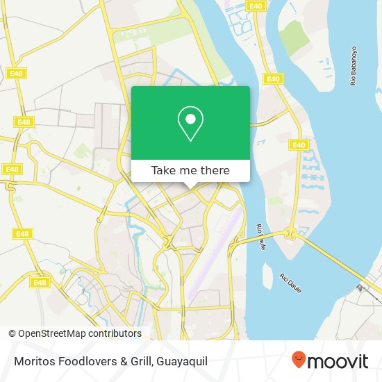 Moritos Foodlovers & Grill, Avenida Agustín Freire Icaza Guayaquil map