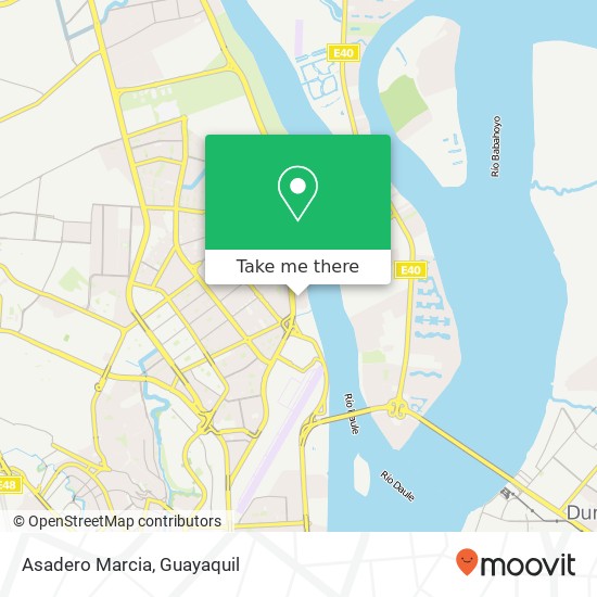 Mapa de Asadero Marcia, Guayaquil, Guayaquil