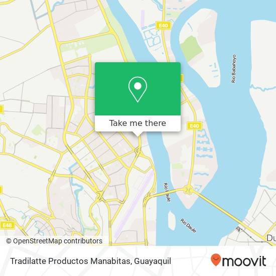 Tradilatte Productos Manabitas, Guayaquil map