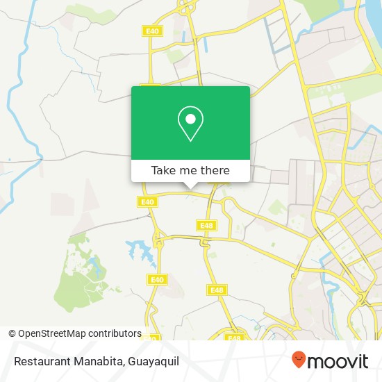 Mapa de Restaurant Manabita, 42 NW Guayaquil, Guayaquil