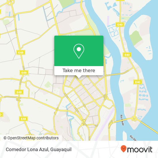 Comedor Lona Azul, 3 NE Guayaquil, Guayaquil map