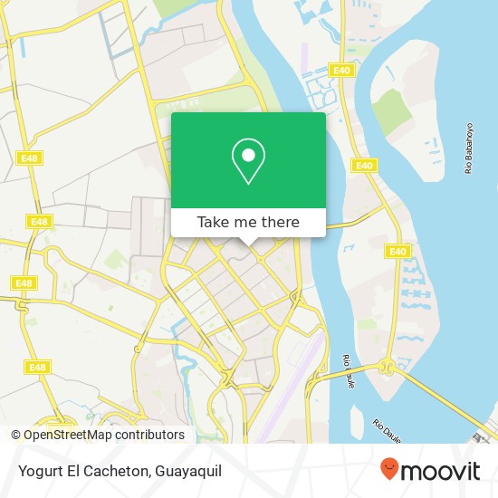 Yogurt El Cacheton, 17 NE Guayaquil, Guayaquil map