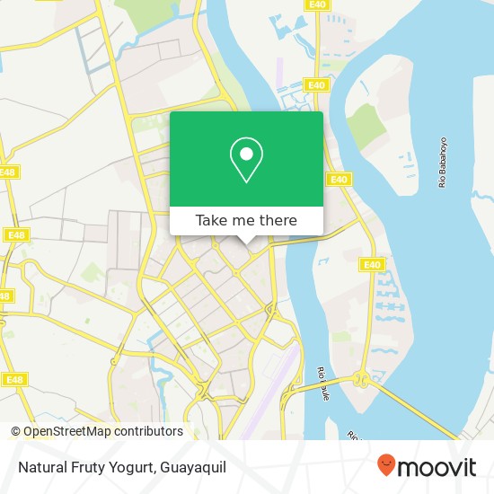 Mapa de Natural Fruty Yogurt, Rodrigo Ycaza Cornejo Guayaquil, Guayaquil