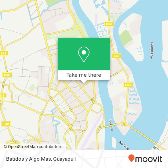 Batidos y Algo Mas, 17 NE Guayaquil, Guayaquil map
