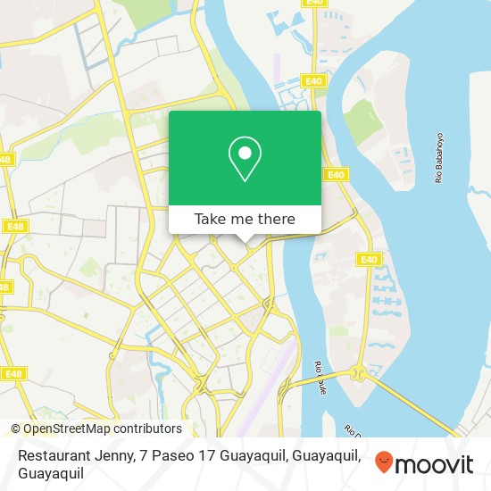Restaurant Jenny, 7 Paseo 17 Guayaquil, Guayaquil map