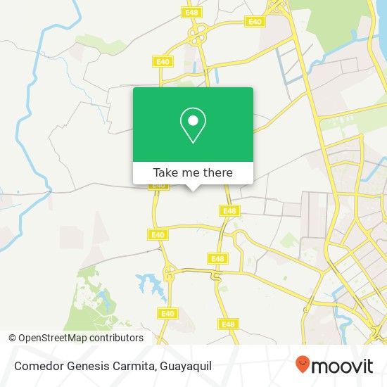 Mapa de Comedor Genesis Carmita, Avenida 42 NW Guayaquil, Guayaquil