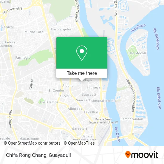 Chifa Rong Chang map