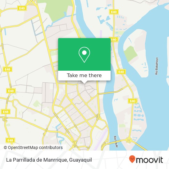 La Parrillada de Manrrique, 9 Pasaje 19B Guayaquil, Guayaquil map