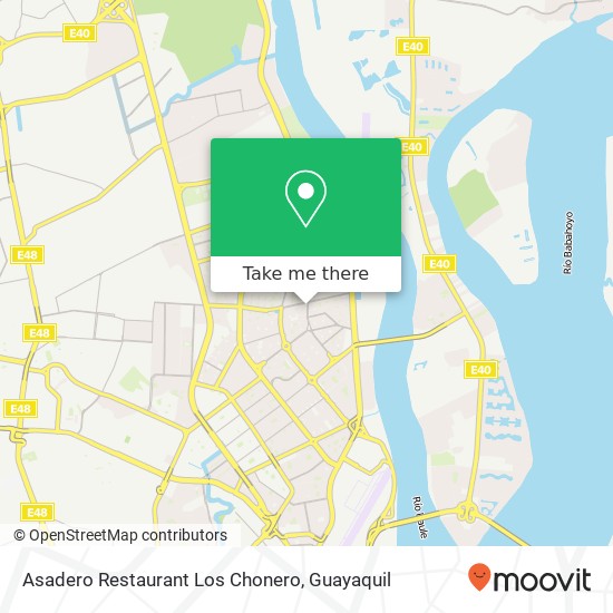 Asadero Restaurant Los Chonero, 18 Paseo 19 B NE Guayaquil, Guayaquil map