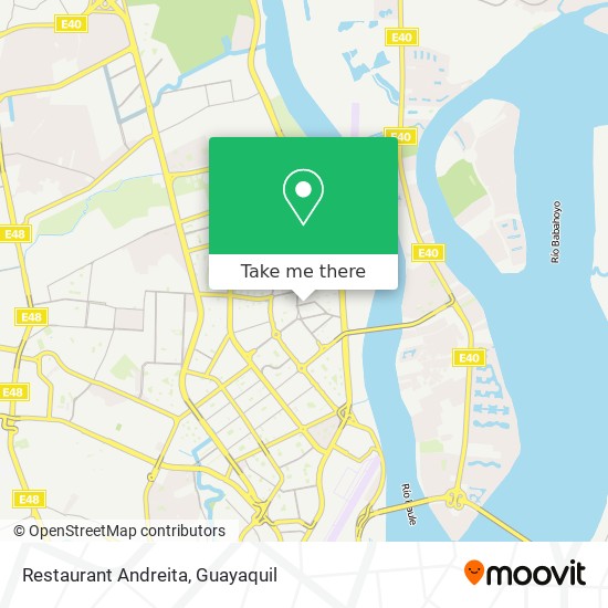 Restaurant Andreita map