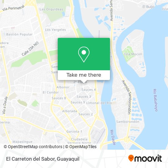 El Carreton del Sabor map