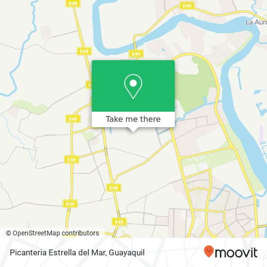 Picanteria Estrella del Mar, Avenida 38C Guayaquil, Guayaquil map