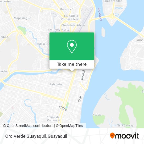 Oro Verde Guayaquil map