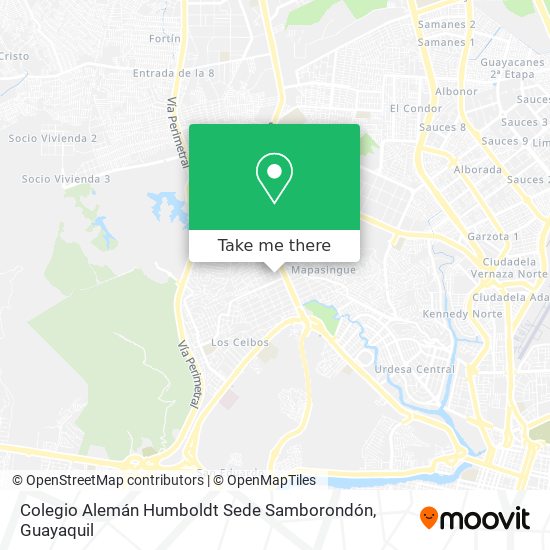 Colegio Alemán Humboldt Sede Samborondón map