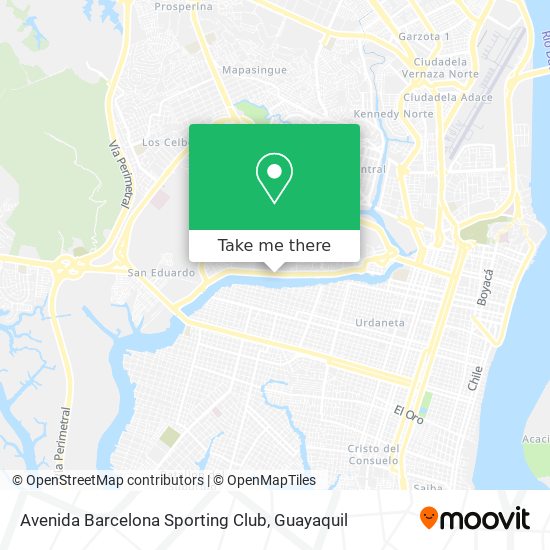 Avenida Barcelona Sporting Club map