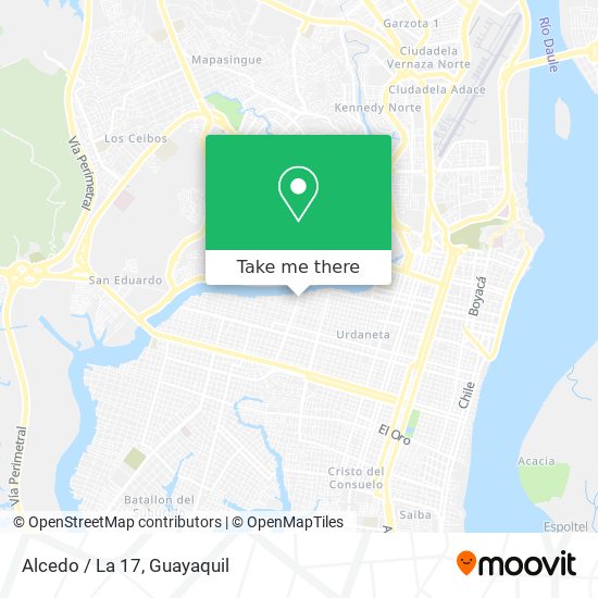 Alcedo / La 17 map