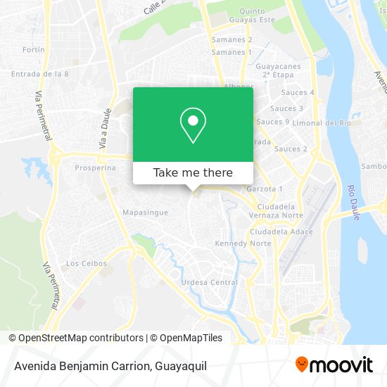 Avenida Benjamin Carrion map