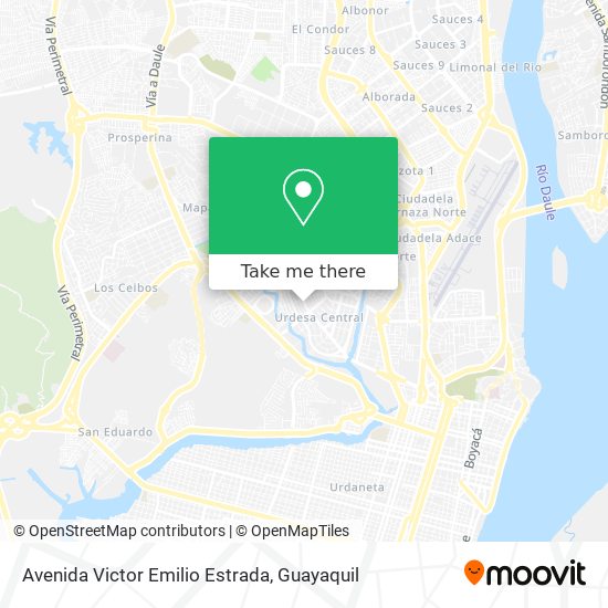 Mapa de Avenida Victor Emilio Estrada