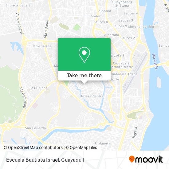 Mapa de Escuela Bautista Israel