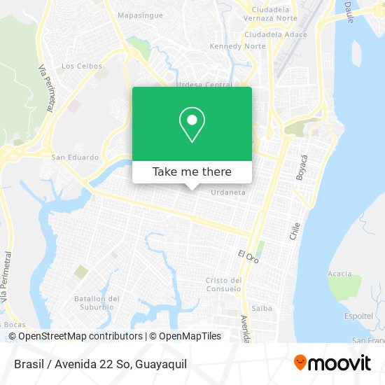 Brasil / Avenida 22 So map