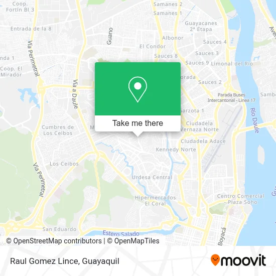 Raul Gomez Lince map