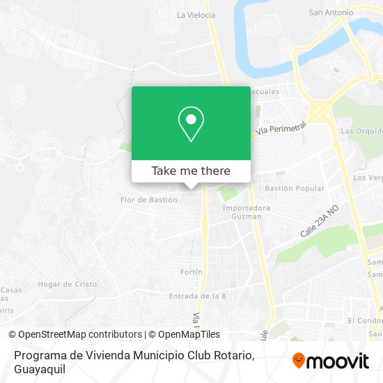 Mapa de Programa de Vivienda Municipio Club Rotario