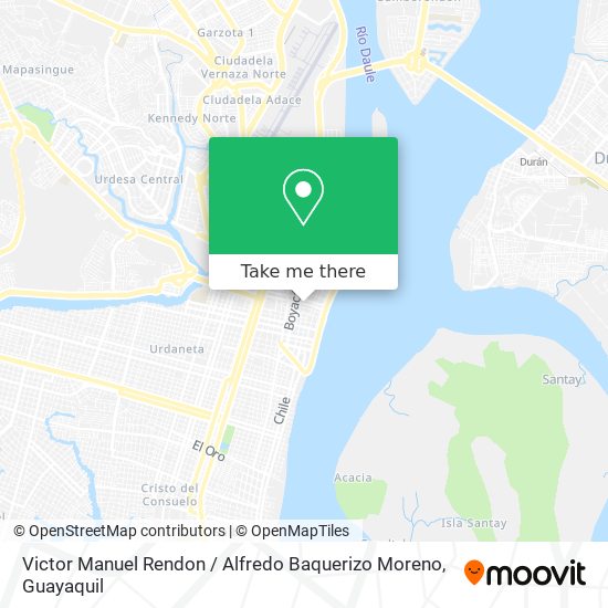 Victor Manuel Rendon / Alfredo Baquerizo Moreno map