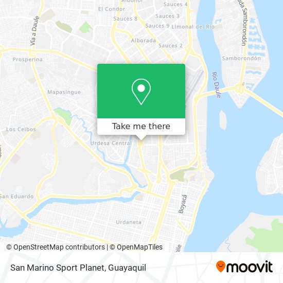 San Marino Sport Planet map