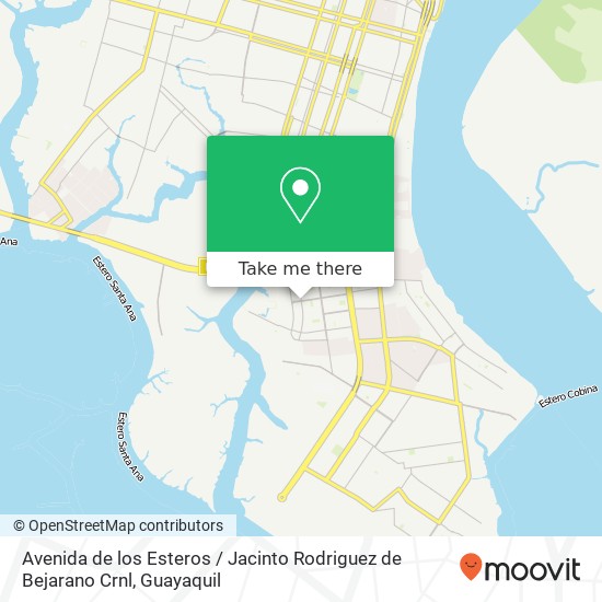 Avenida de los Esteros / Jacinto Rodriguez de Bejarano Crnl map