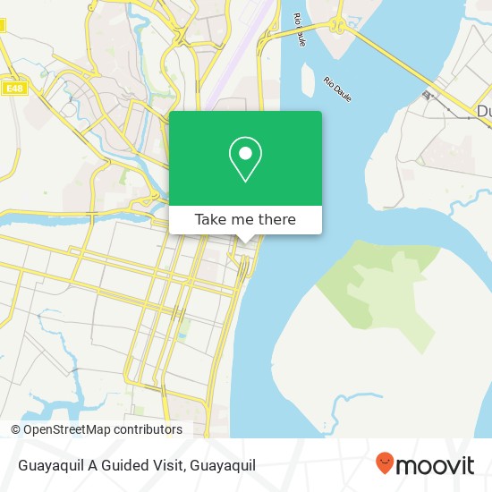 Guayaquil A Guided Visit map