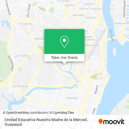 Unidad Educativa Nuestra Madre de la Merced map