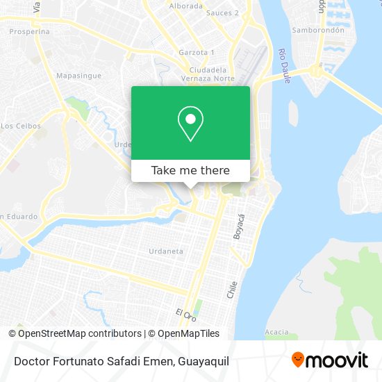 Doctor Fortunato Safadi Emen map